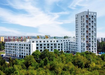 Novostavba brněnského projektu Nad Arboretem - CZ