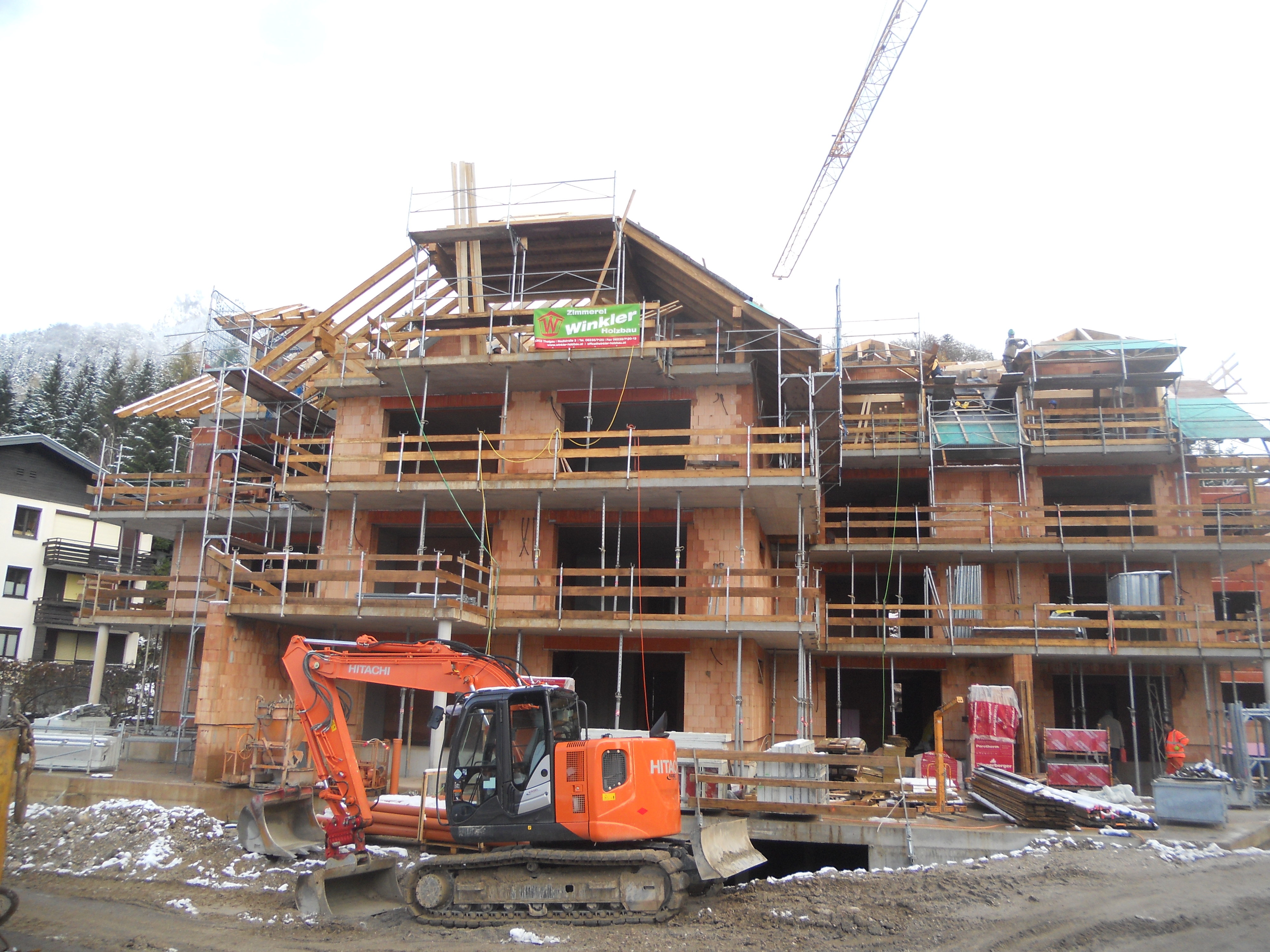 Errichtung Mehrfamilienwohnanlage, 5330 Fuschl am See - Bygningskonstruksjon