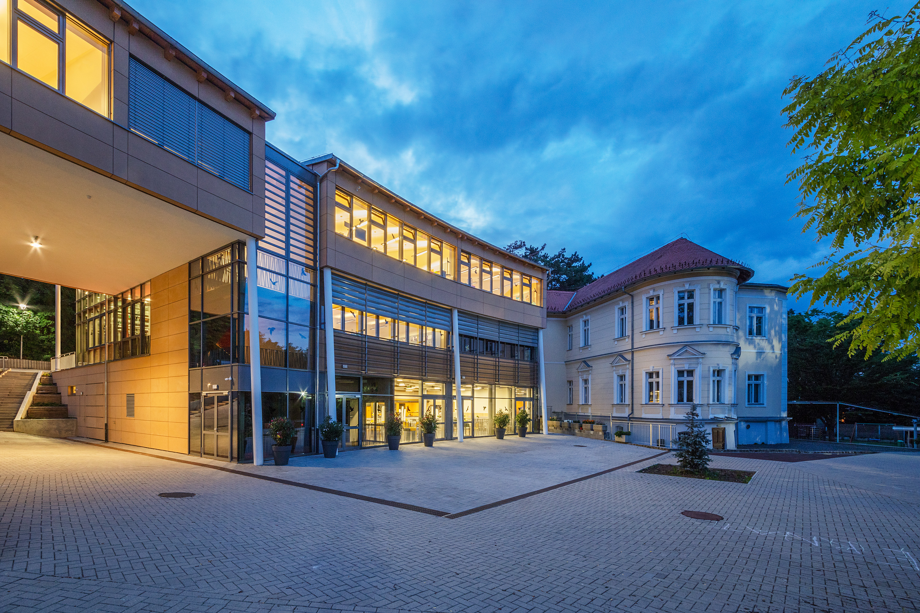 Német Iskola bővítése  - Bygningskonstruksjon