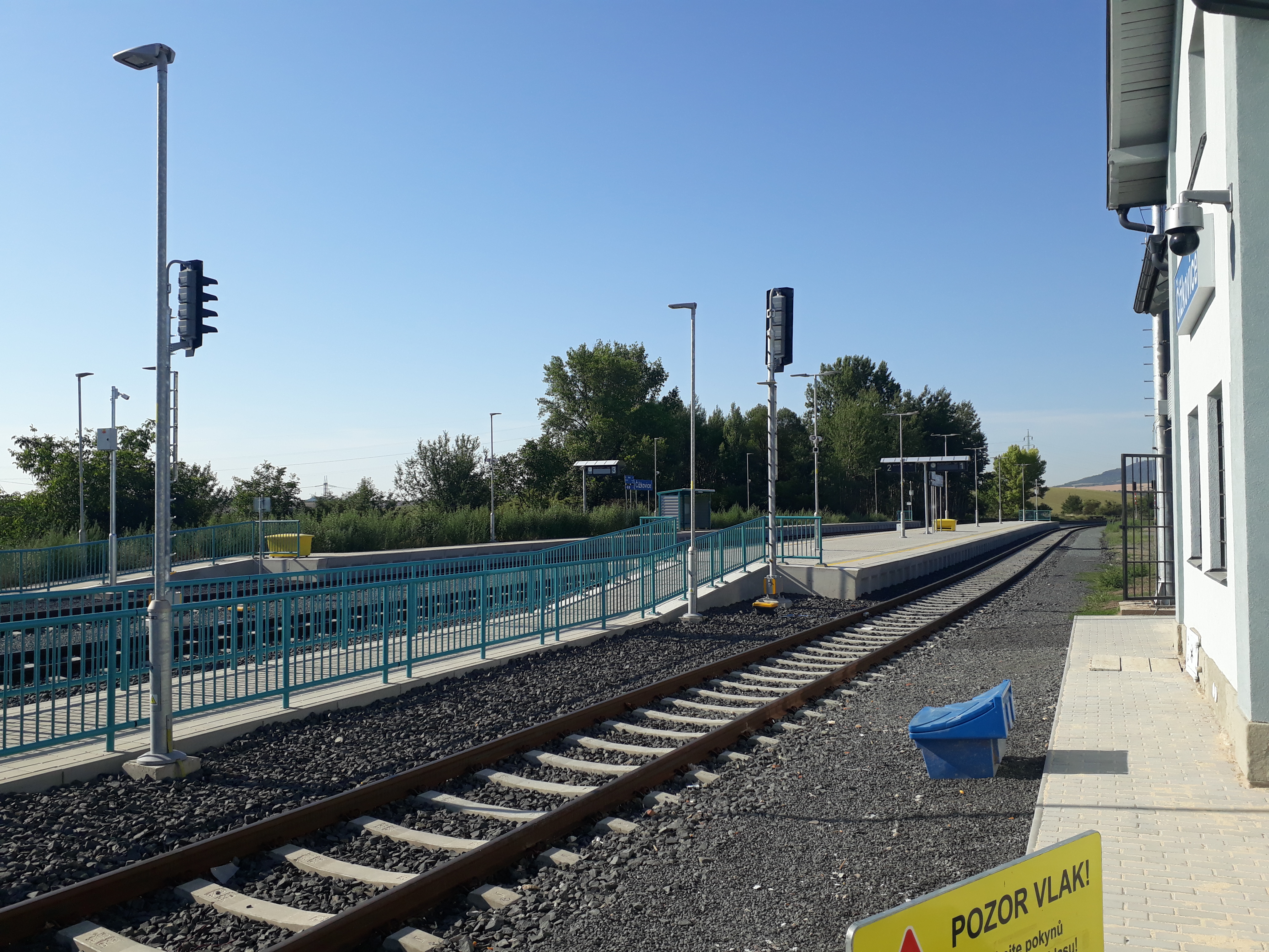 Revitalizace tratě Louny–Lovosice / žel. stanice Čížkovice – venkovní osvětlení - Jernbanebygging