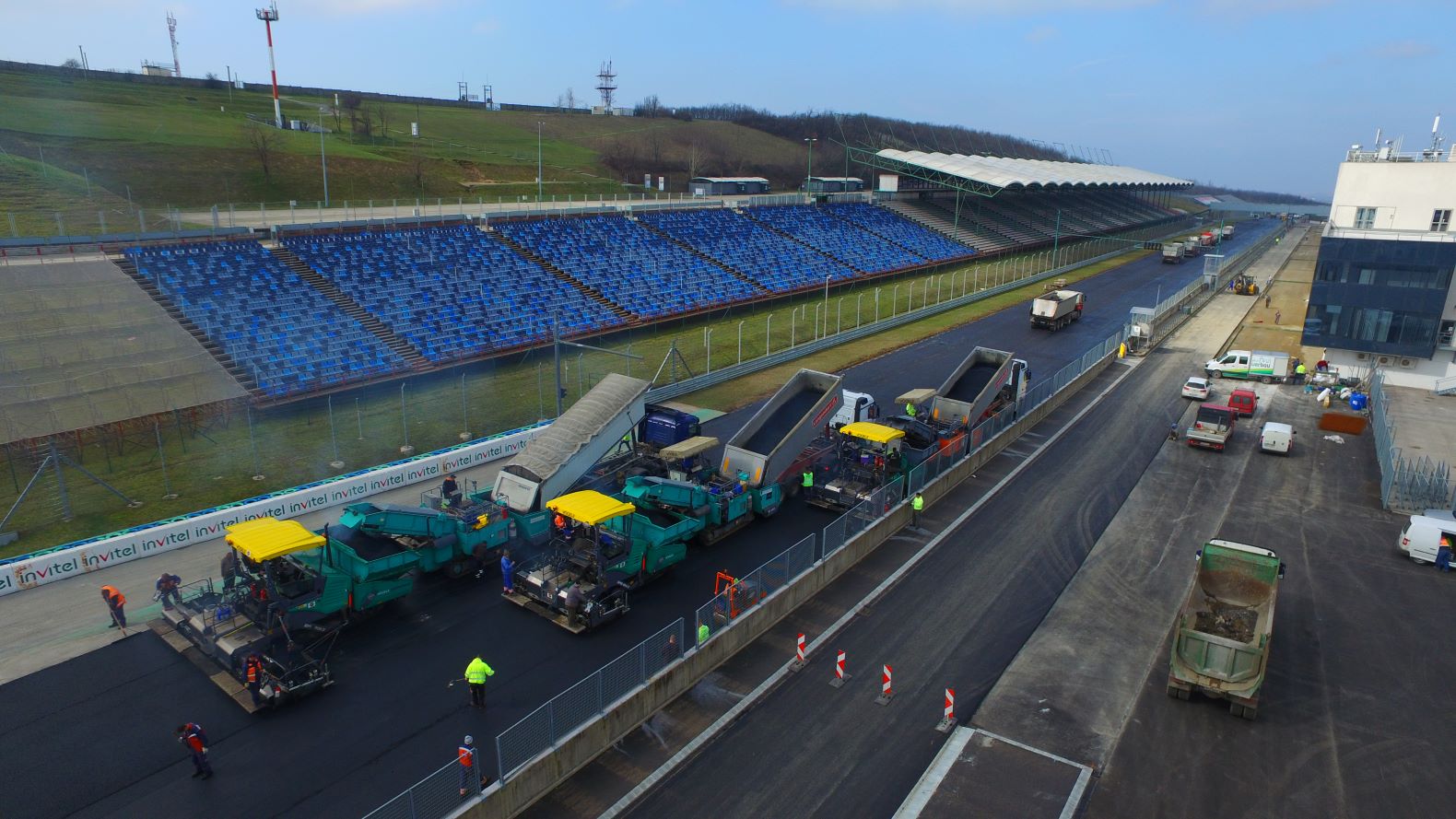 Hungaroring korszerűsítése  - Vei- og brobygging