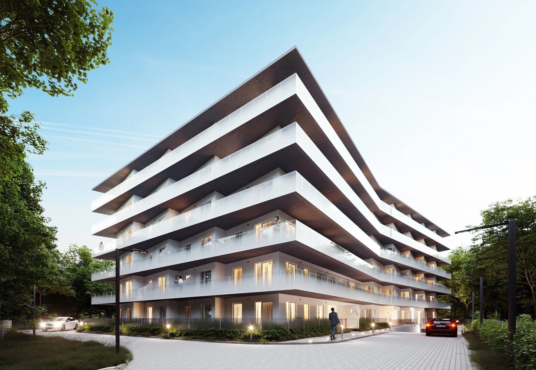 Budynek Apartamentowy Novelia  - Bygningskonstruksjon