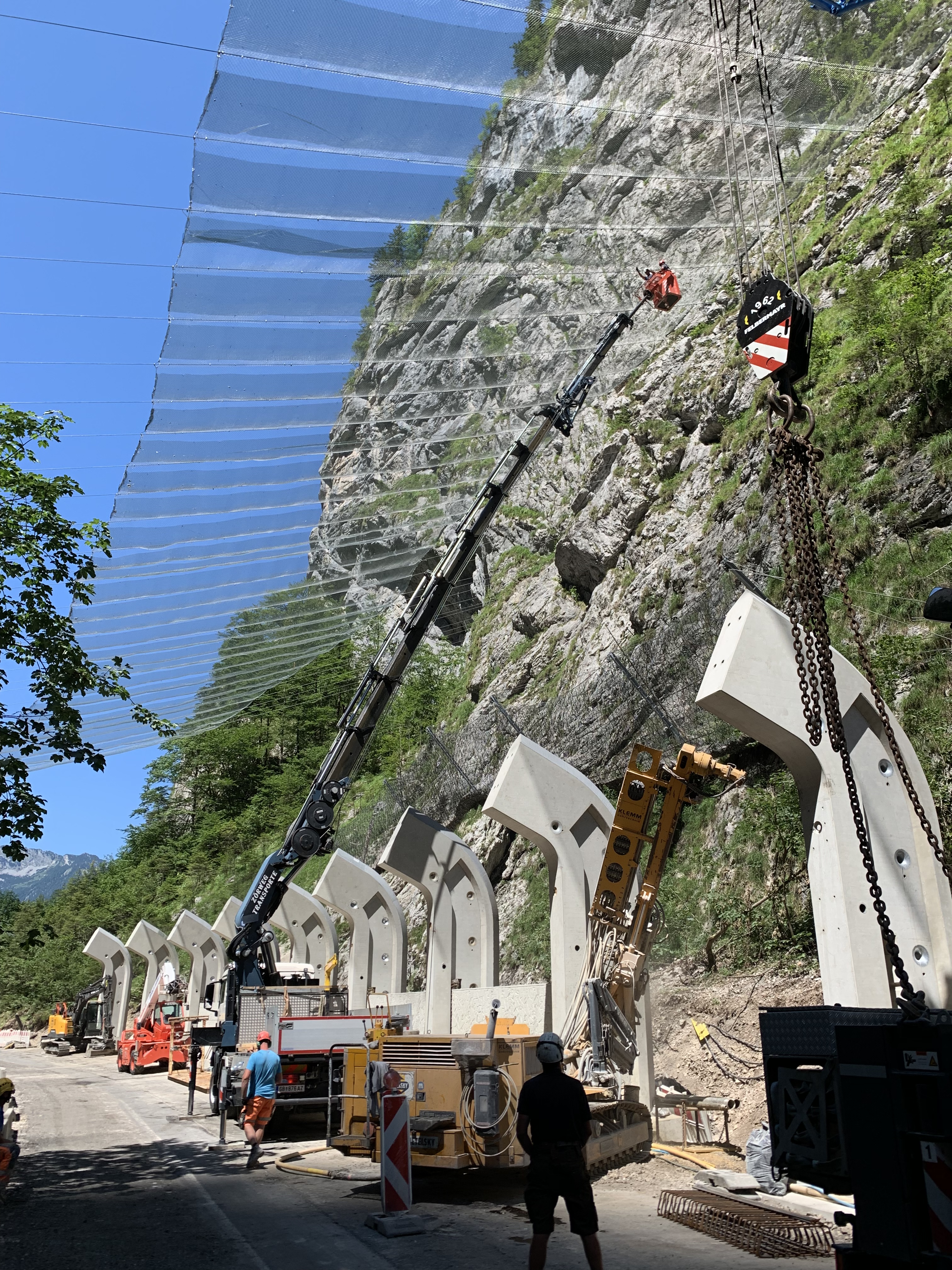 L127 Radmerstraße - Steinerne Jungfrau - Anleggsvirksomhet