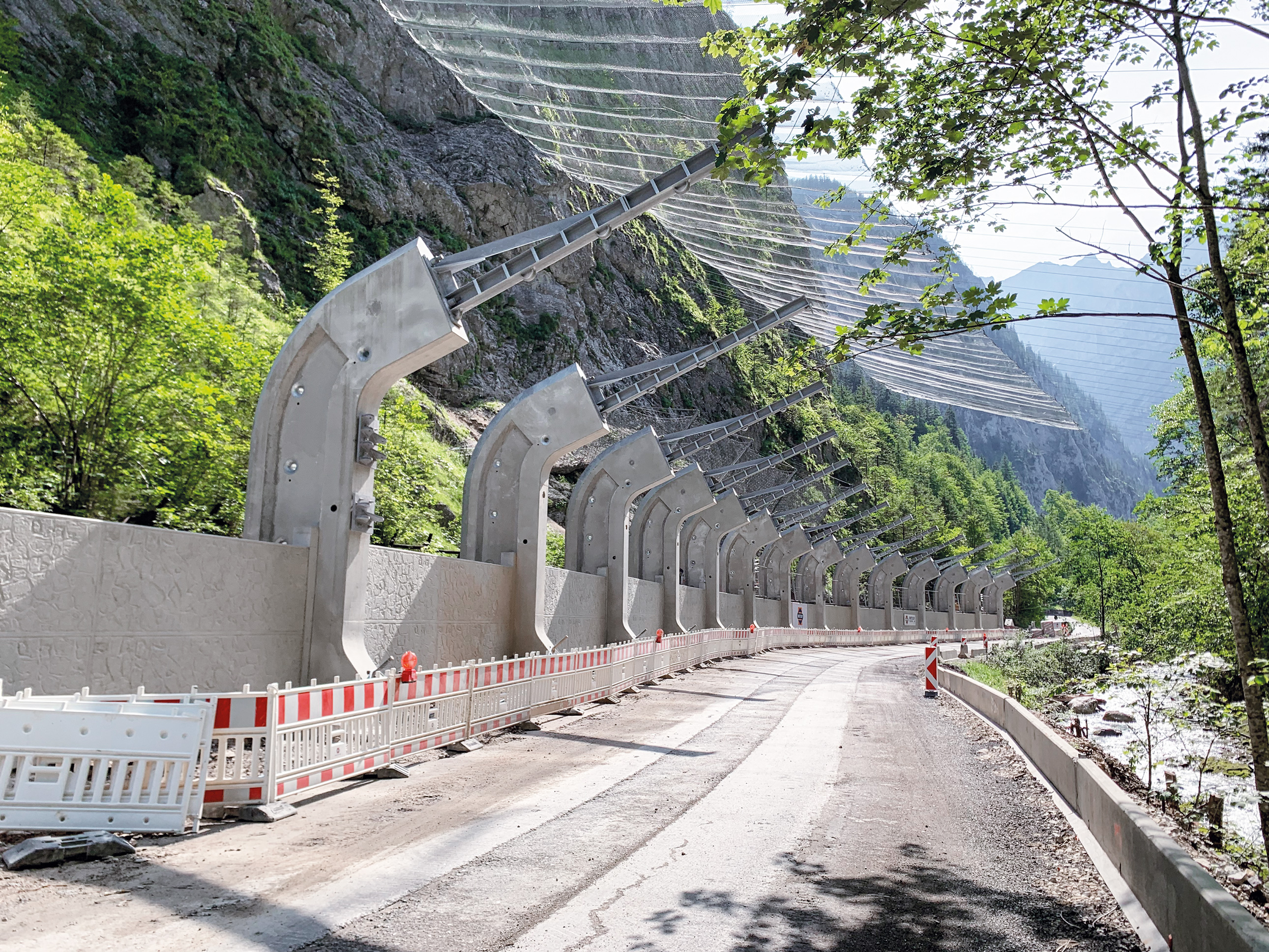 Steinschlagschutz, Radmer - Anleggsvirksomhet