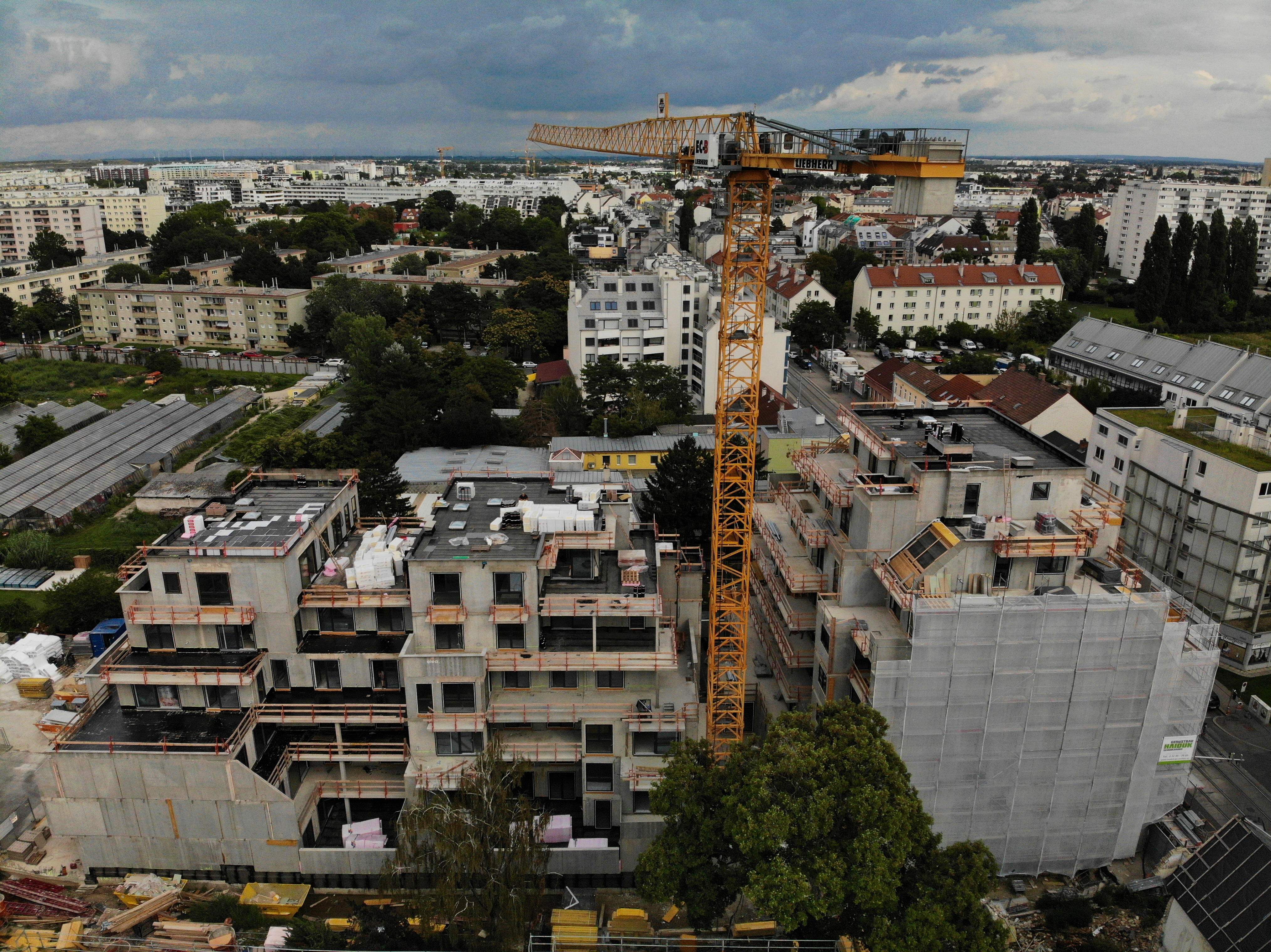 WHA Donaufelderstraße 197 - 1210 Wien - Bygningskonstruksjon