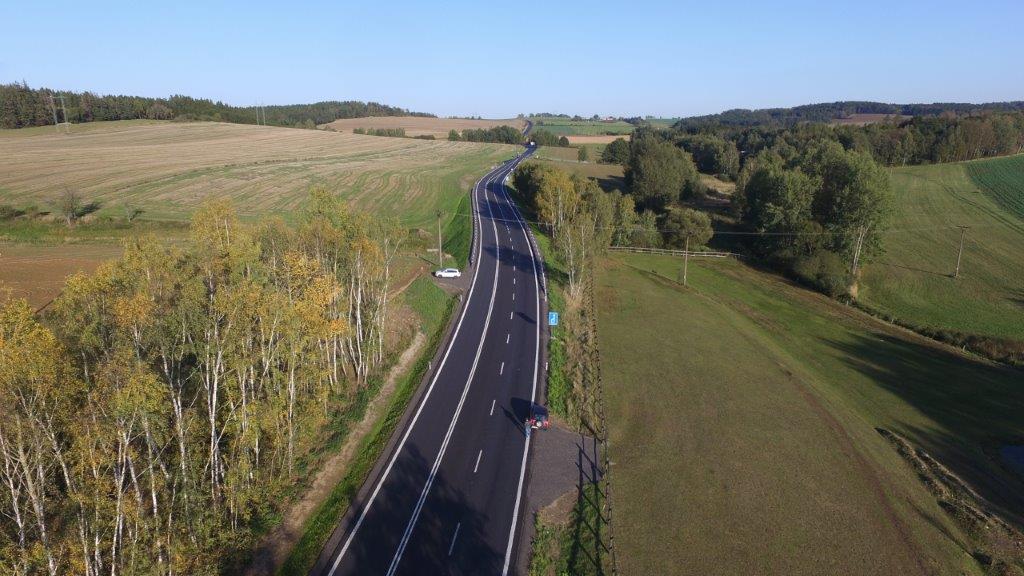Silnice II/602 – rekonstrukce úseku Pelhřimov – hranice kraje - Vei- og brobygging