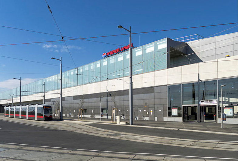 U-Bahnlinie 2, Baulos 14 - Station Hausfeldstraße - Jernbanebygging