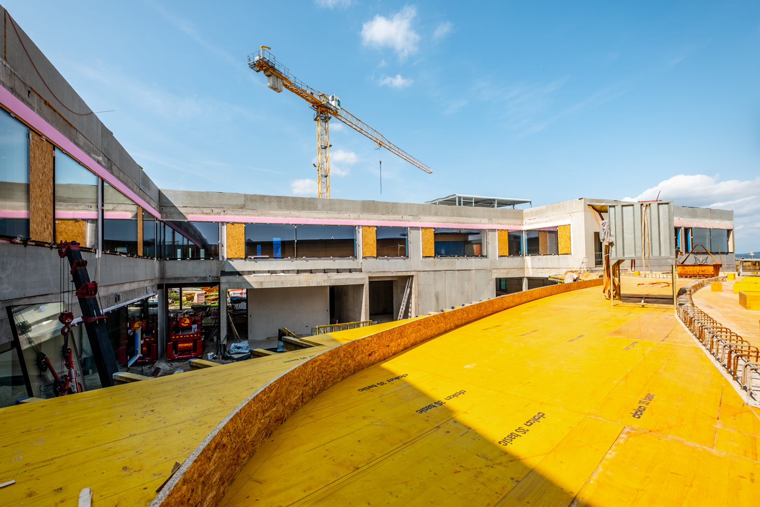 Neubau Schulungszentrum Hargassner Weng - Bygningskonstruksjon