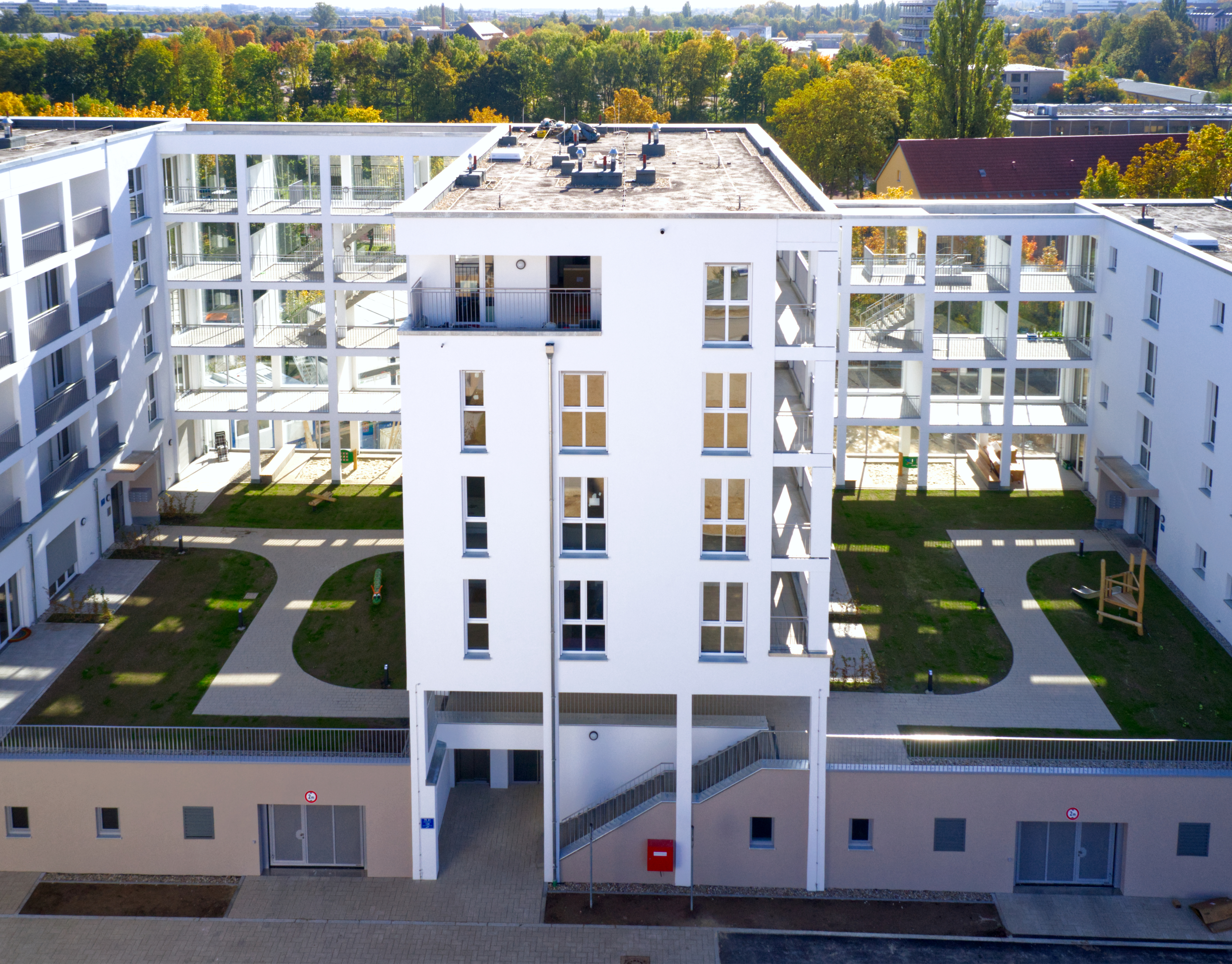 Wohnen am Kunstpark - hochwertige Eigentumswohnungen  - Bygningskonstruksjon